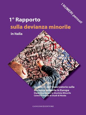 cover image of 1° Rapporto sulla devianza minorile in Italia